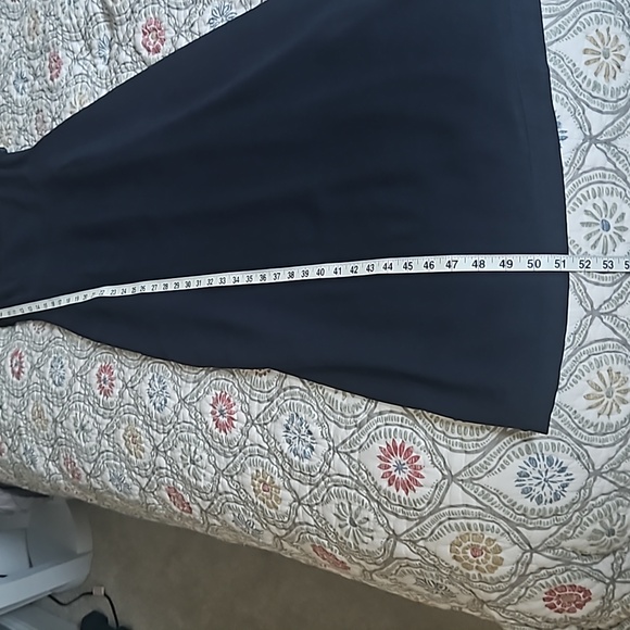 Helen Wang size 2 silk dress.dark blue - Picture 10 of 15